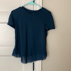 Athletic top, Apana, Women’s xs, navy, worn once